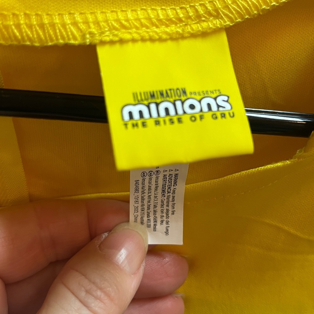 The Rise of Gru Minions Union Suit Hooded PJ's or Costume Adult Size - Picture 5 of 7